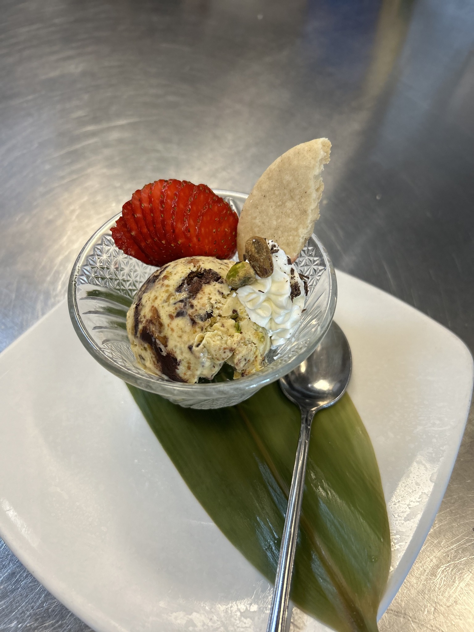 Pistachio Chocolate Chip Ice Cream