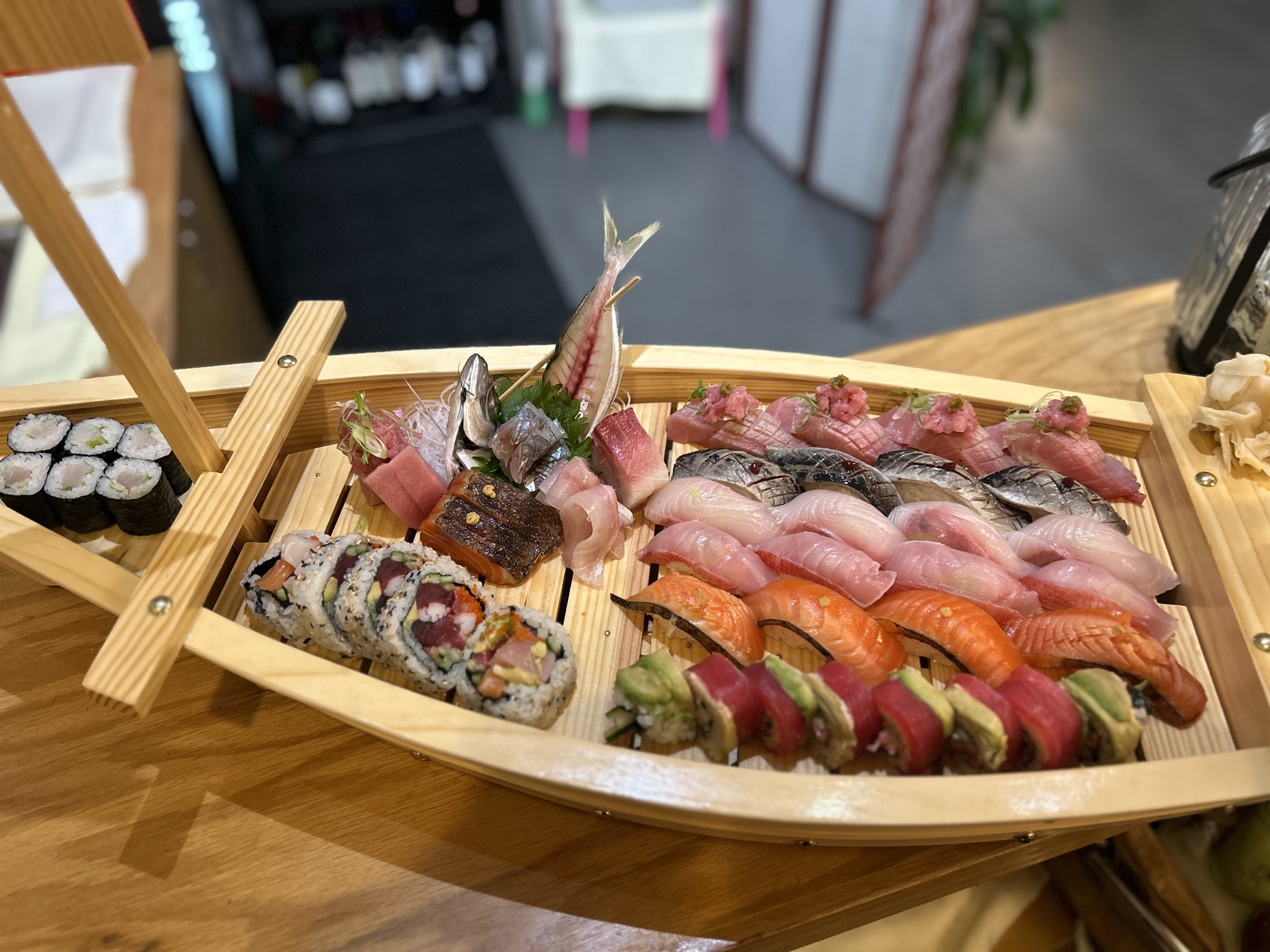 sushi
                          boat